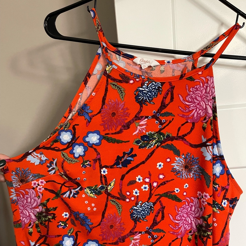 Candie’s floral tank top